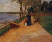 威廉梅里特查斯 - Bath Beach a Sketch